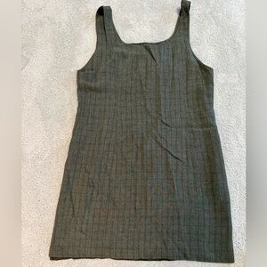 Chic Gray Sleeveless Mini Dress